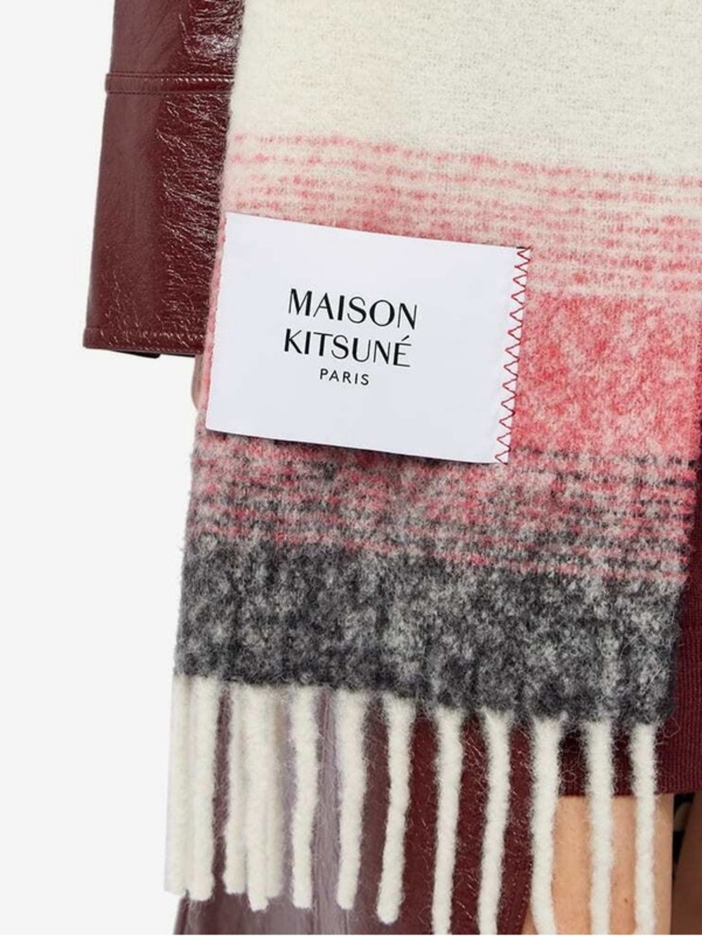 Maison Kitsun Alpaca Scarf